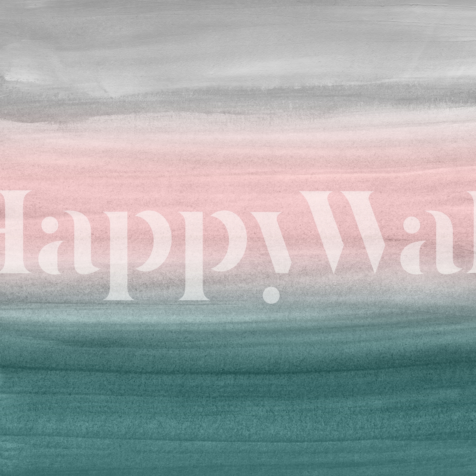 Teal Blush Watercolor 1A Wallpaper - Buy Online | Happywall