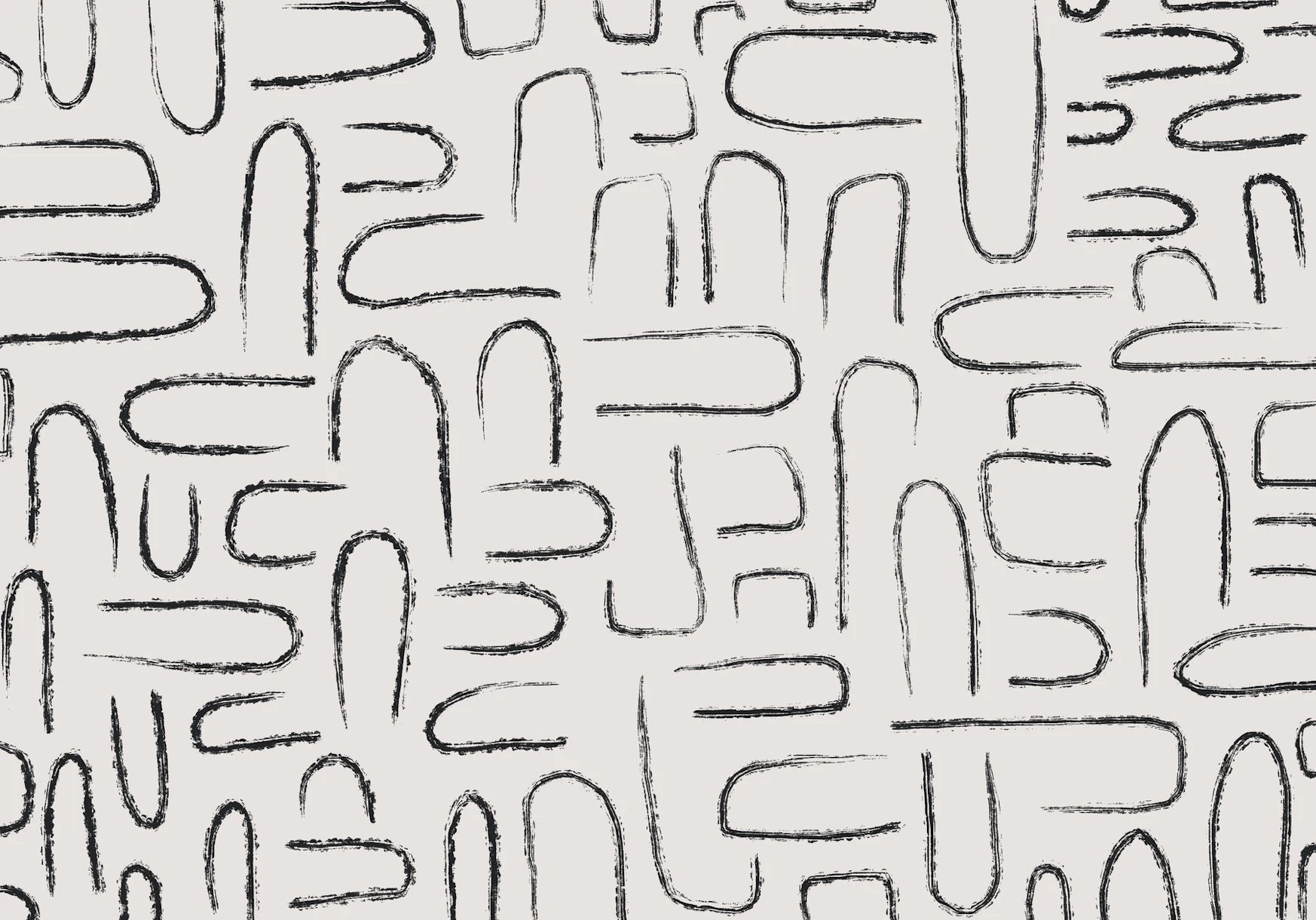 Black Modern Pattern wallpaper - Happywall