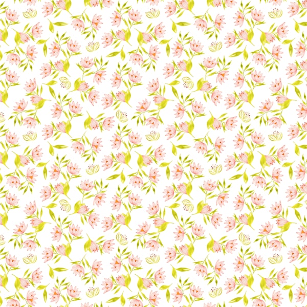 Bright Orange Florals SML