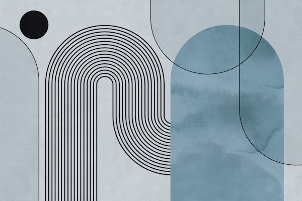 Mid Century Abstract Organic