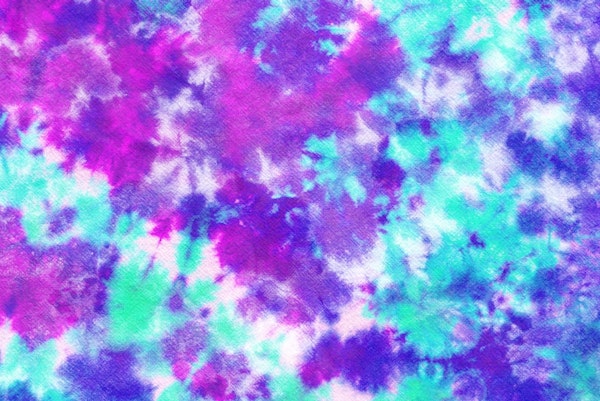 Tie dye purple
