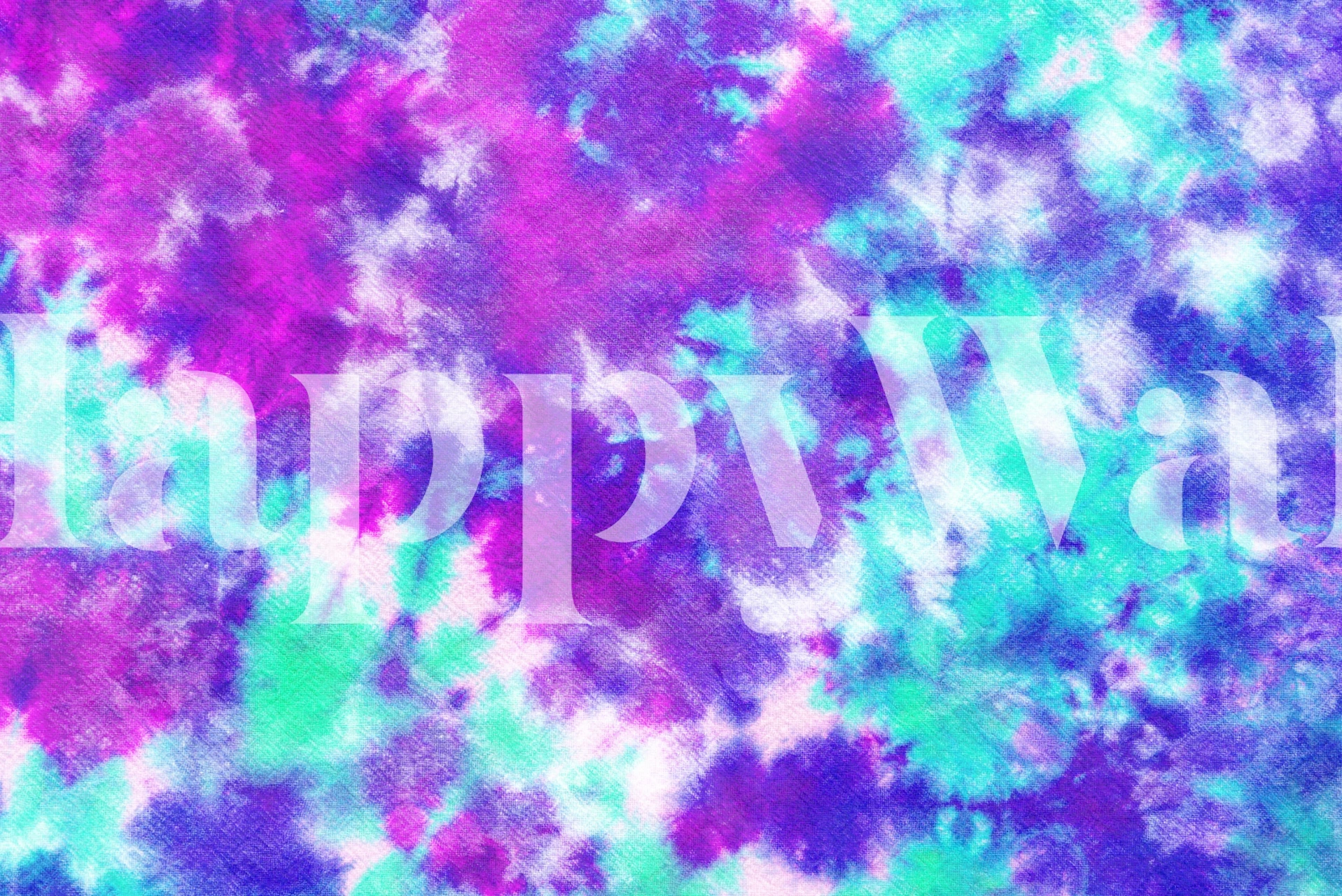 Purple and blue tie dye pattern wallpaper