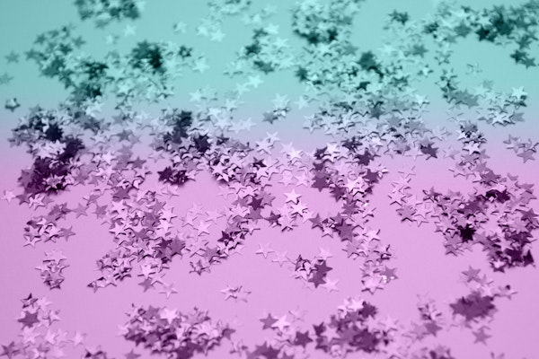 Mermaid Lady Glitter Stars 3