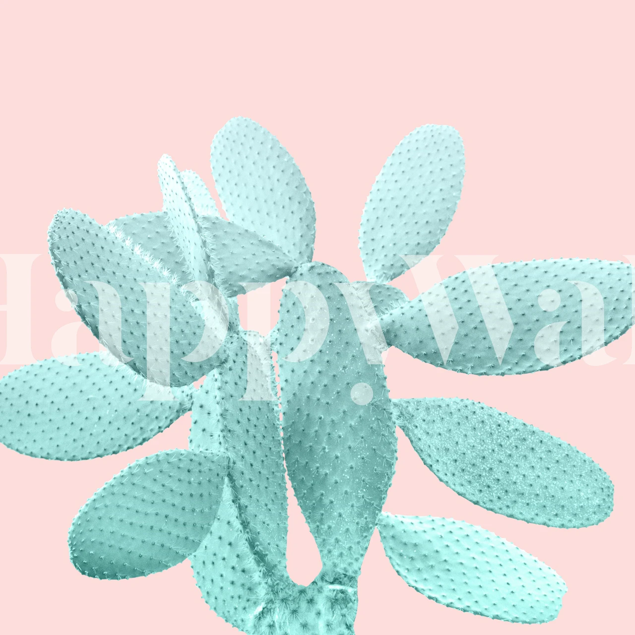 Blush Cacti Vibes tapet i et rom