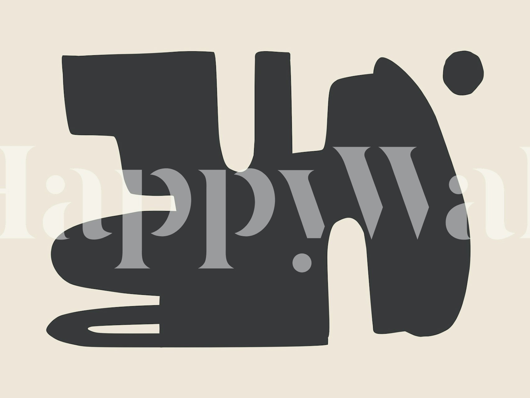 Fotomural Minimalismo abstracto 11 con un diseño sencillo y moderno