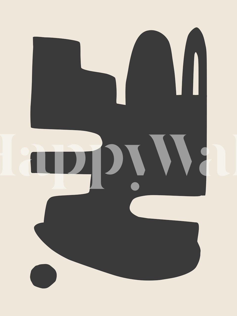 Abstract Minimalism 12 wallpaper in a room