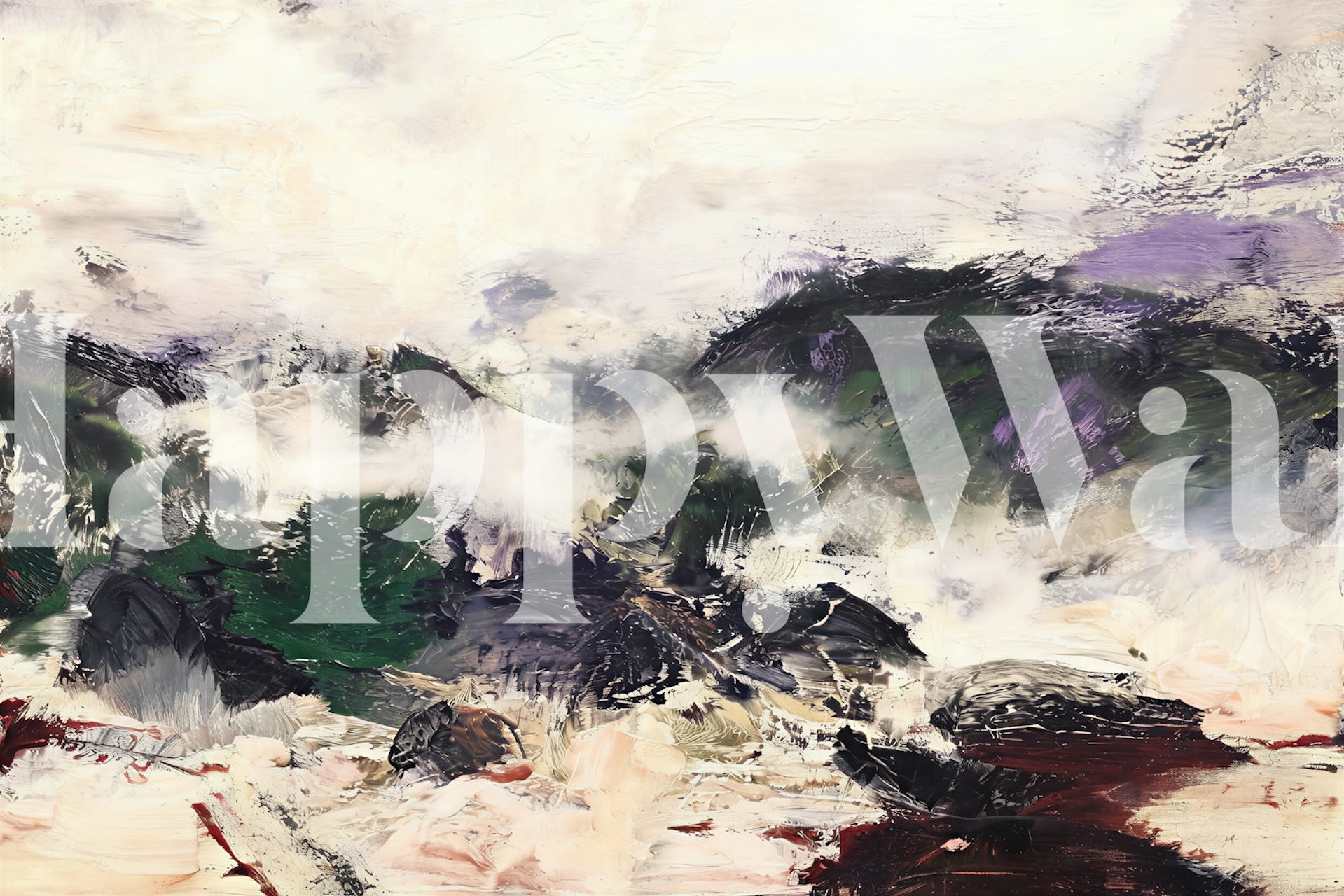 Abstract Minimalism 12 tapet i et rum