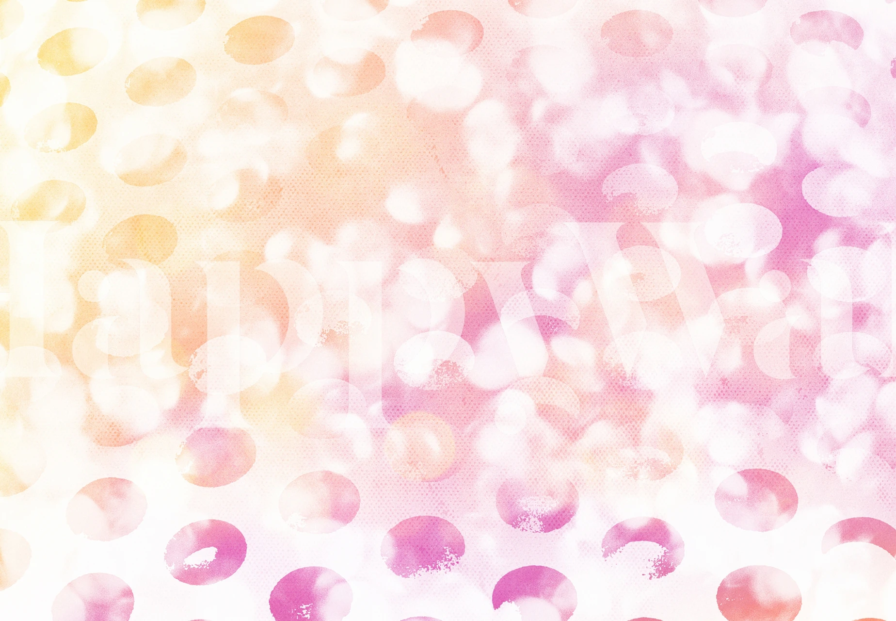 Abstraktní pastelově růžové a žluté nástěnné malby inspirované cukrovou vatou