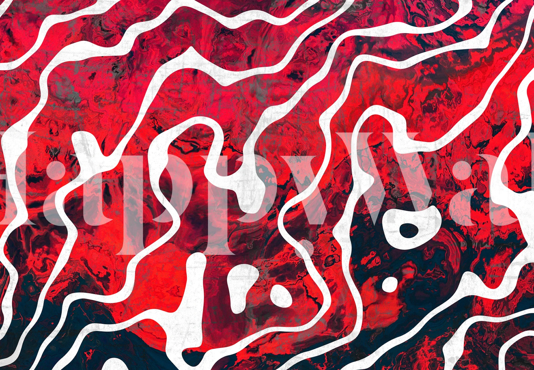 Diseño de papel tapiz Pamplona 1 en una habitación