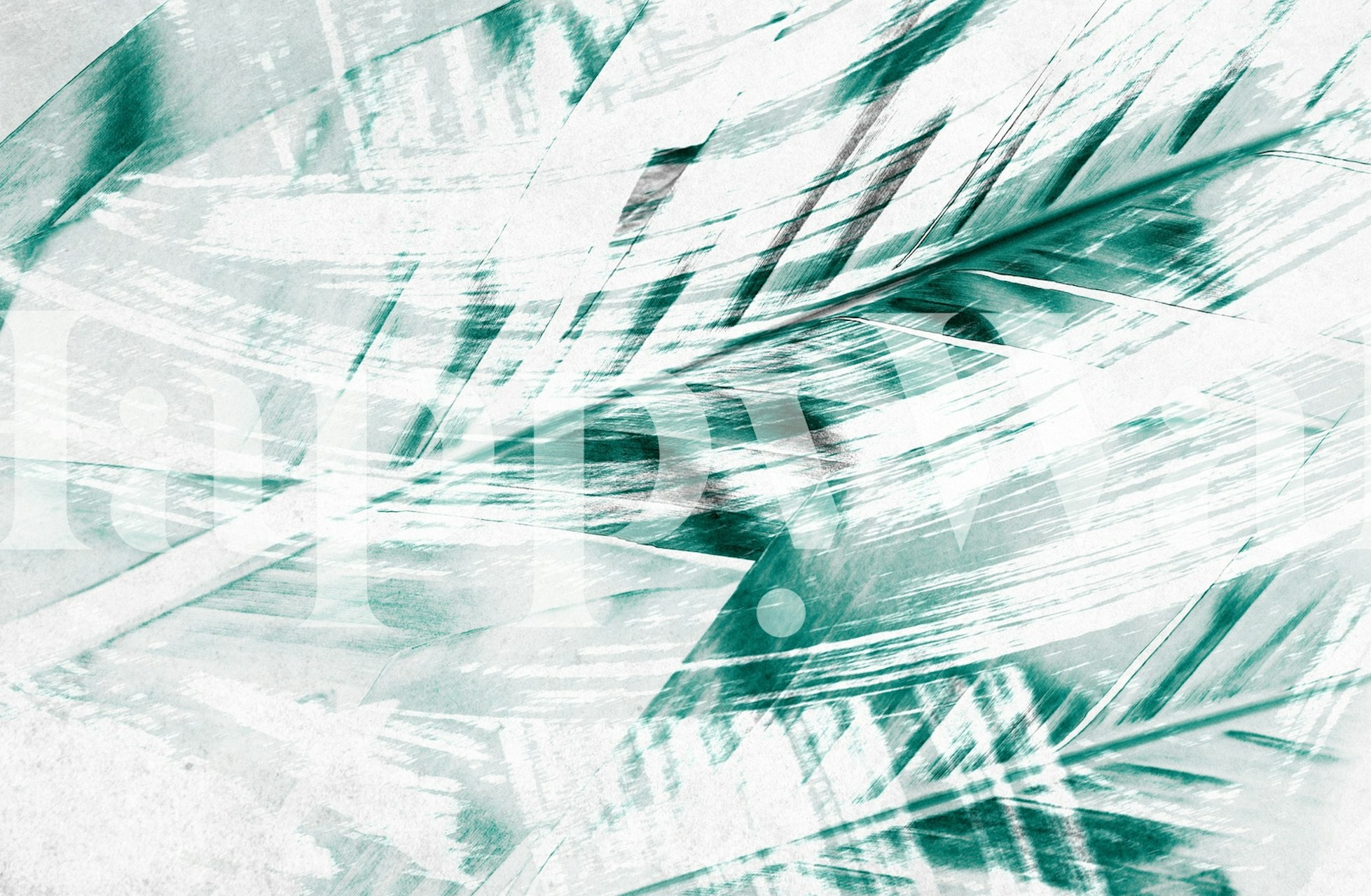 Raining Forest 1 wallpaper in a room