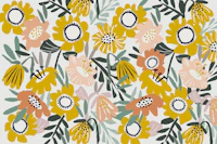 Bold happy cozy flower 1 tapet
