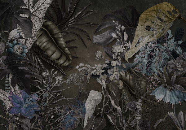 jungle plants vintage