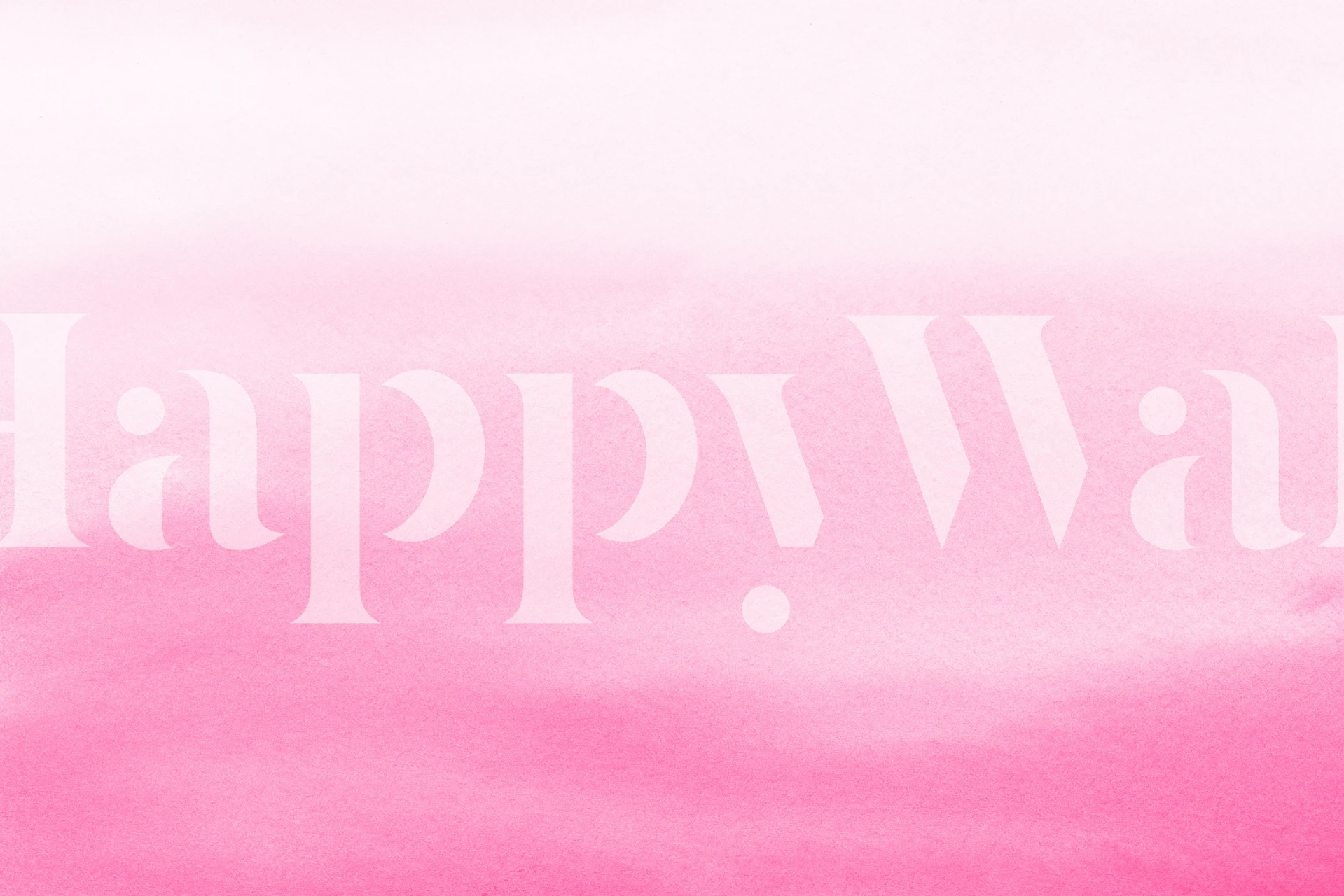 Gradient Taffy Pink Ombre Tapet i Rum