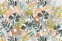 Bold happy cozy flower 2 tapet