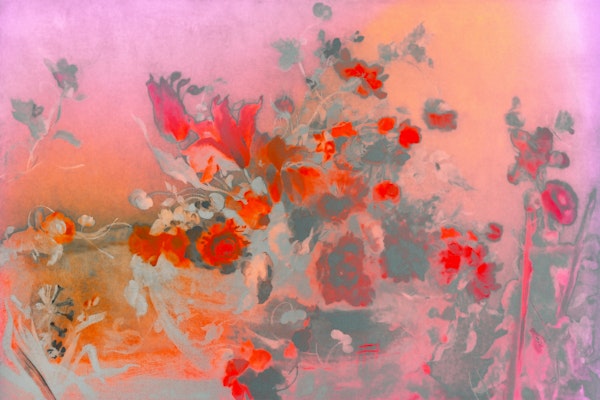 Vintage Flowers Expressionist