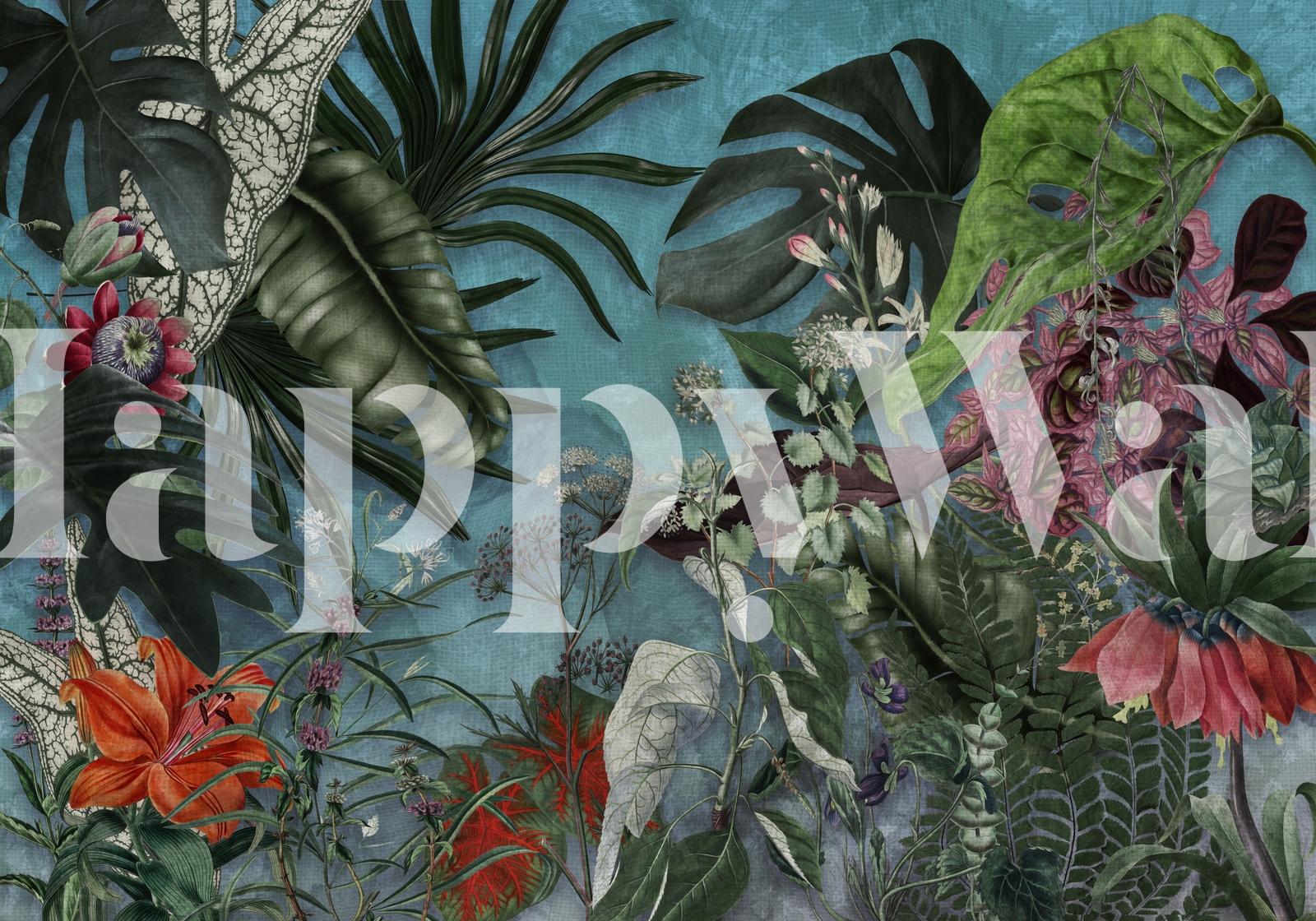 Buy Jungle Vintage Wallpaper Online - Happywall.com