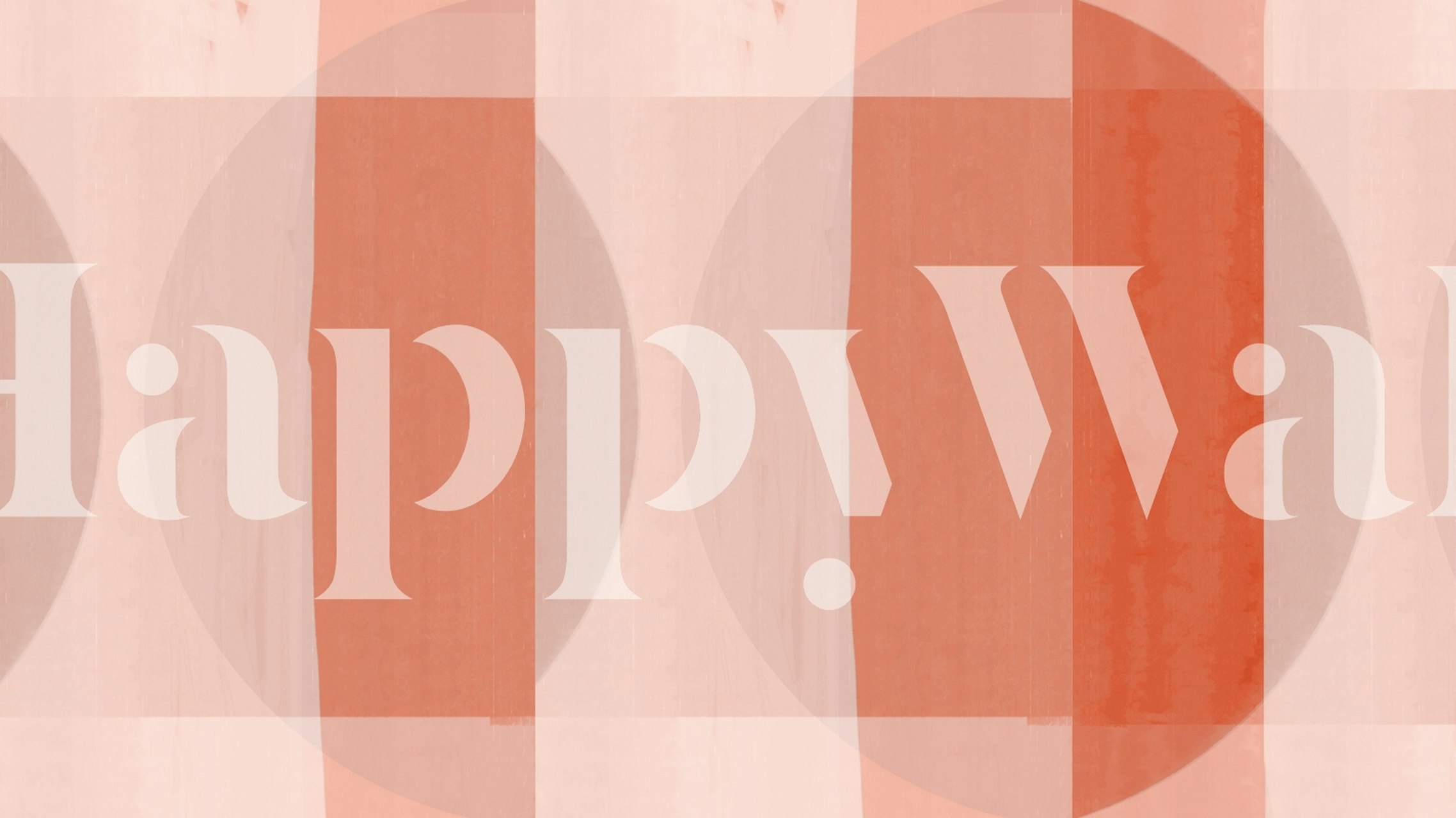 Carta da parati Mid Century Bauhaus Pastel in una stanza