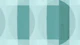 Mid Century Bauhaus Cyan Blue