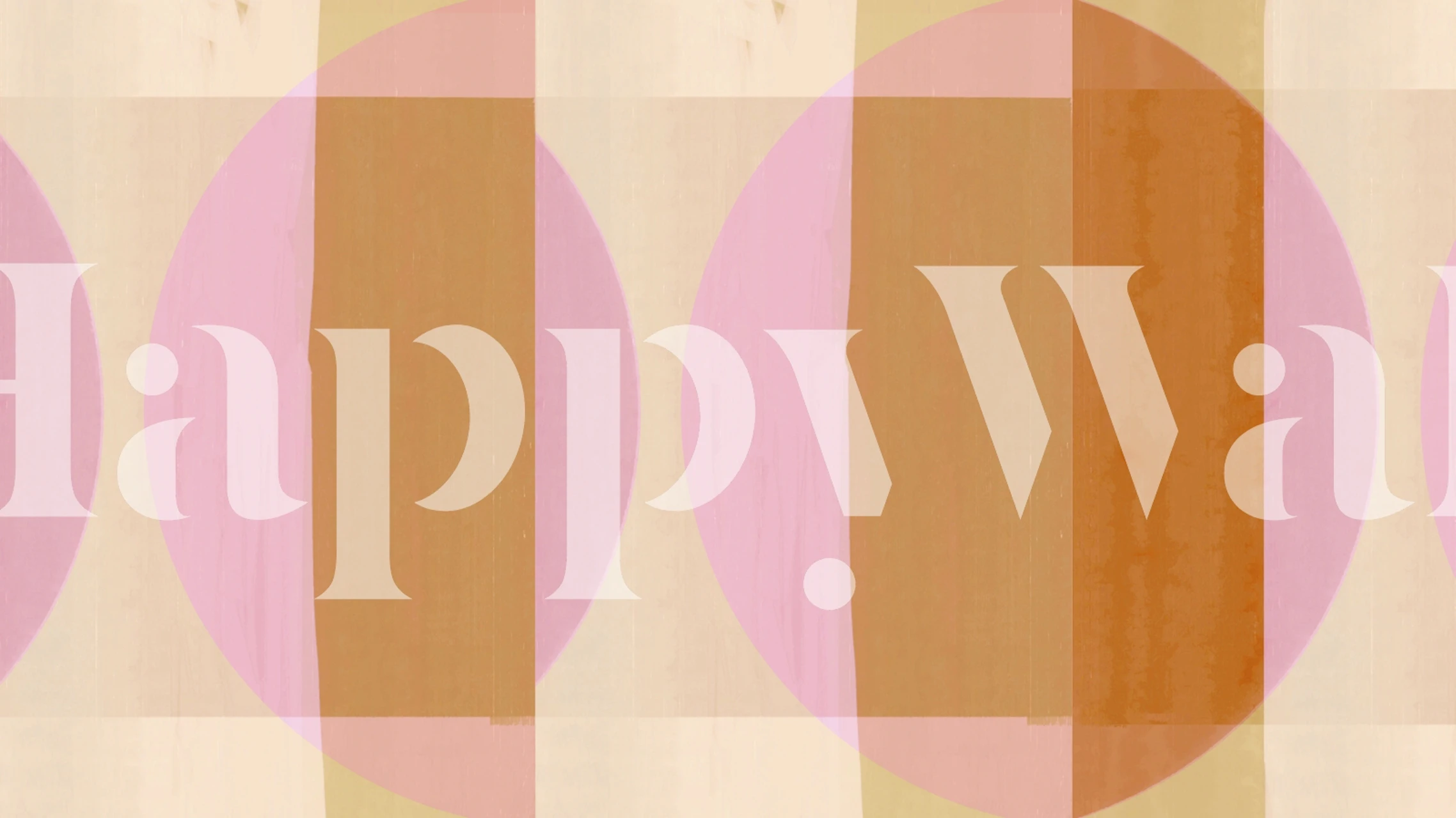 Mid Century Bauhaus behang in een kamer