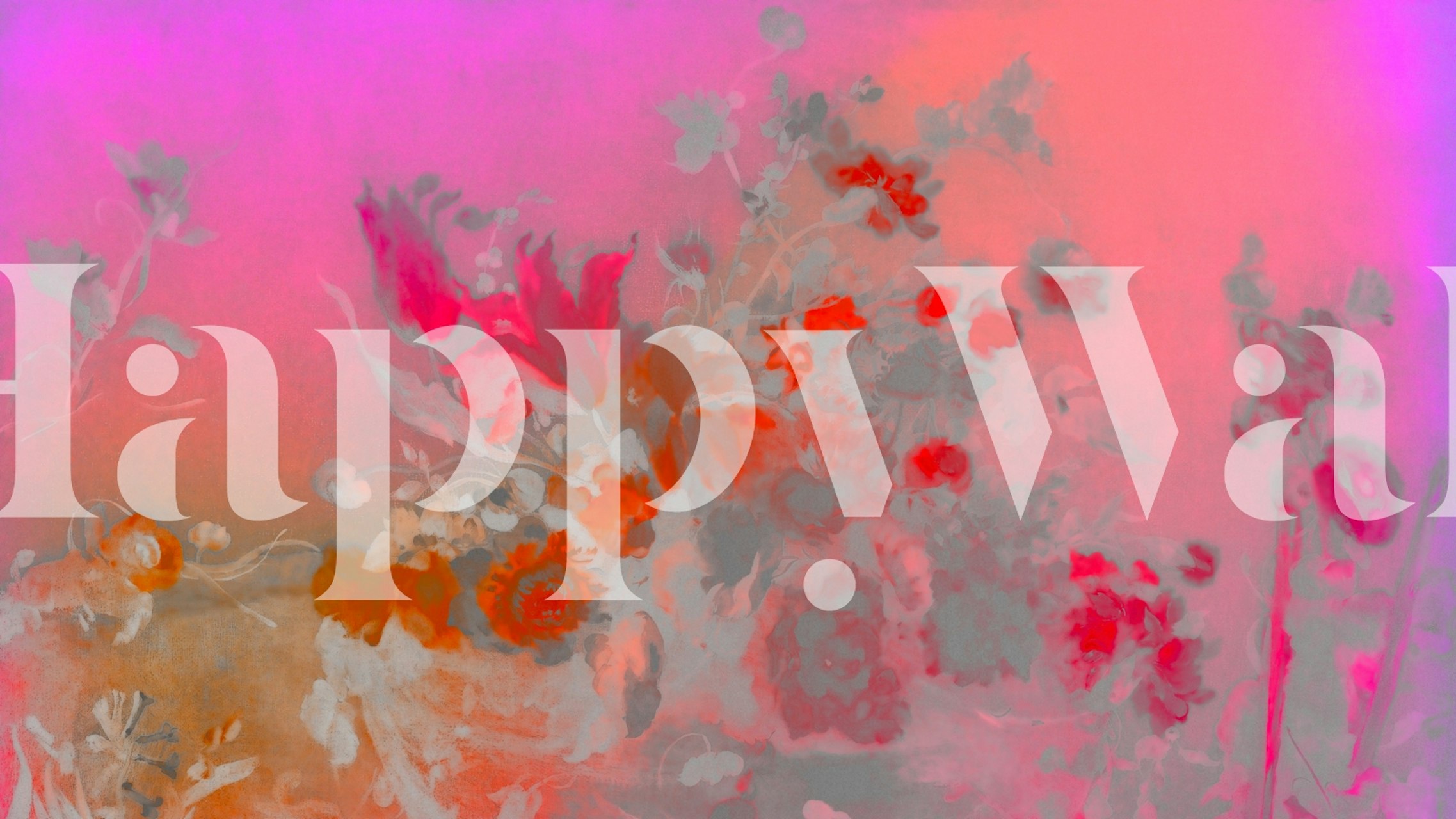 Vintage Flowers Expressionism Wallpaper - Buy Now on Happywall