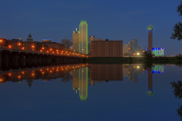 Dallas Skyline at Twilight