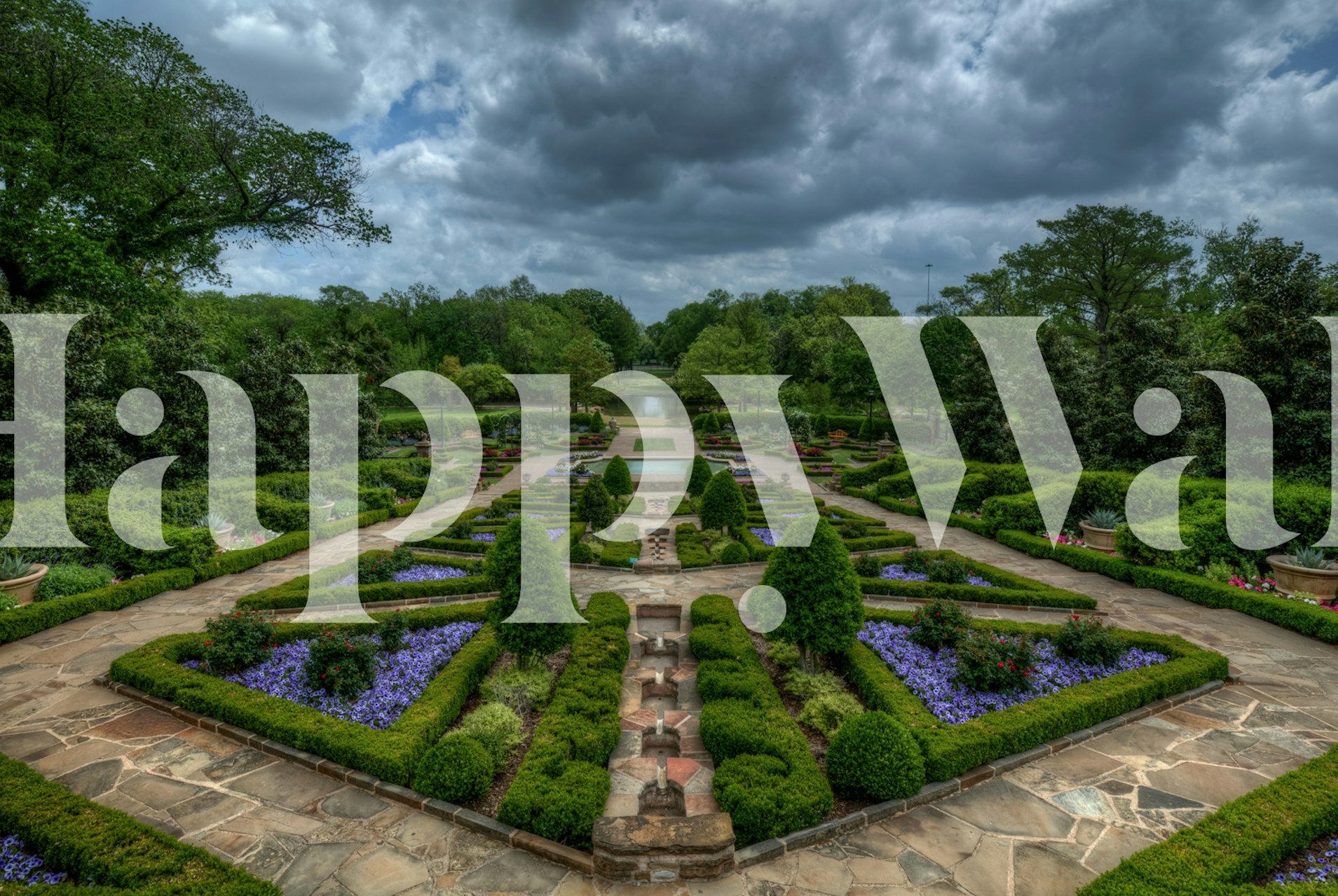 Dizajn tapete Ft Worth Botanic Gardens