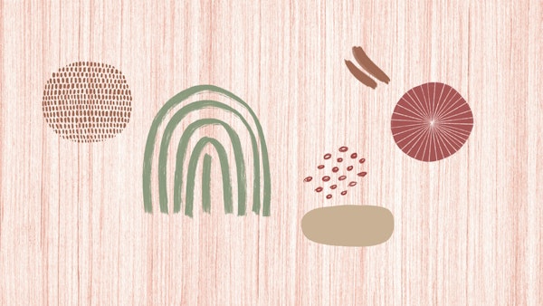 Warm Color Abstract Minimalism