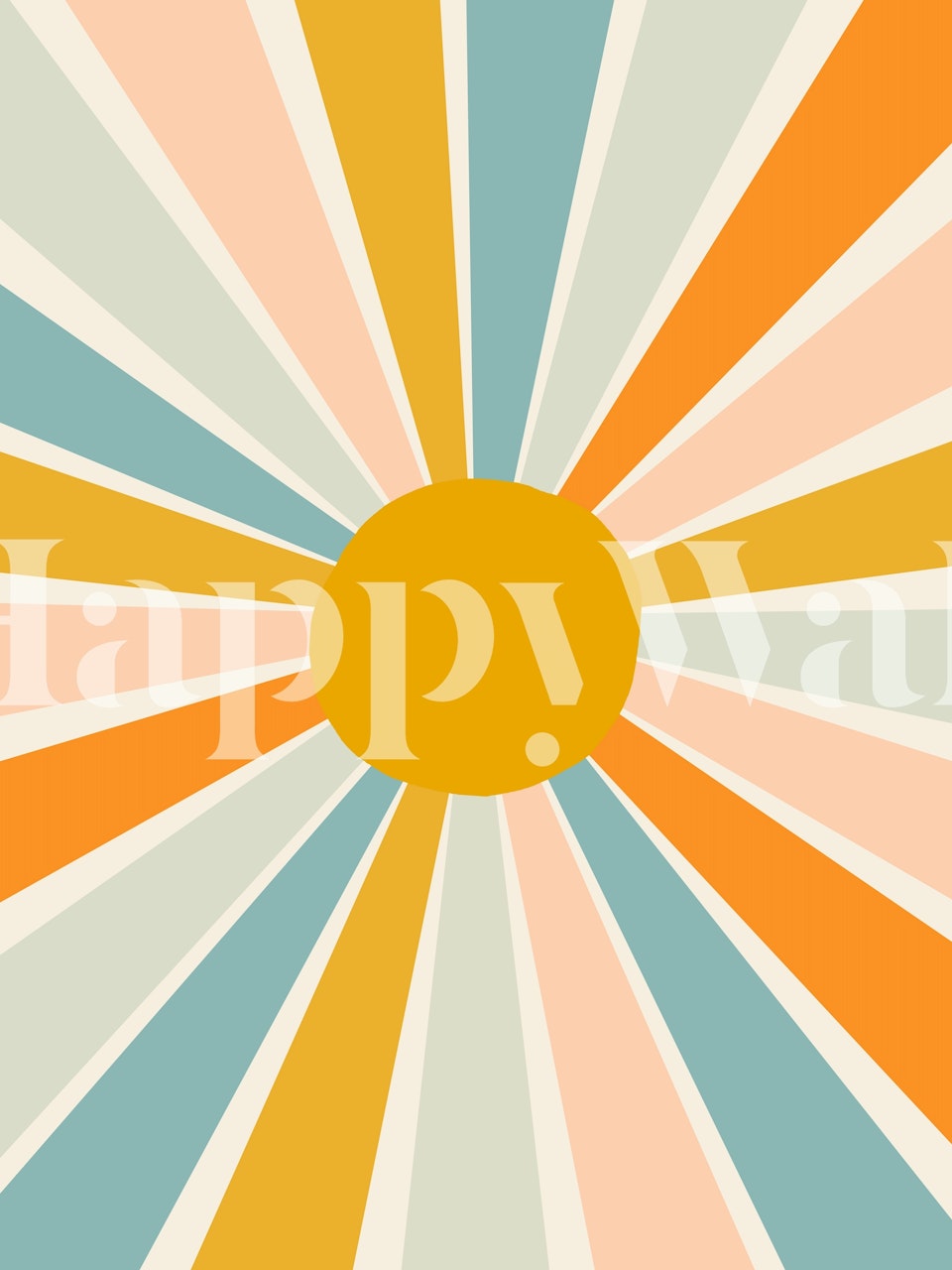 Ταπετσαρία Sunshiny day 2 σε ένα δωμάτιο