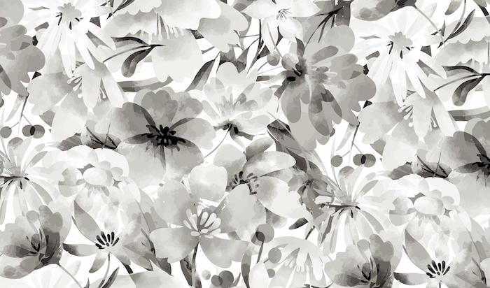 Spring Grey Background Grey Spring Flower Blossoms Wallpaper | Happywall