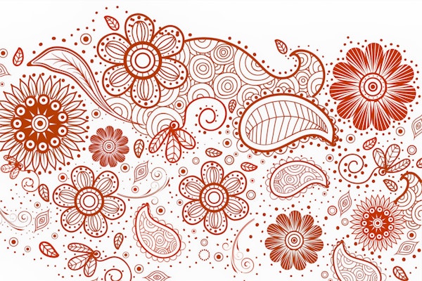 Earthy Spring Flower Modernist