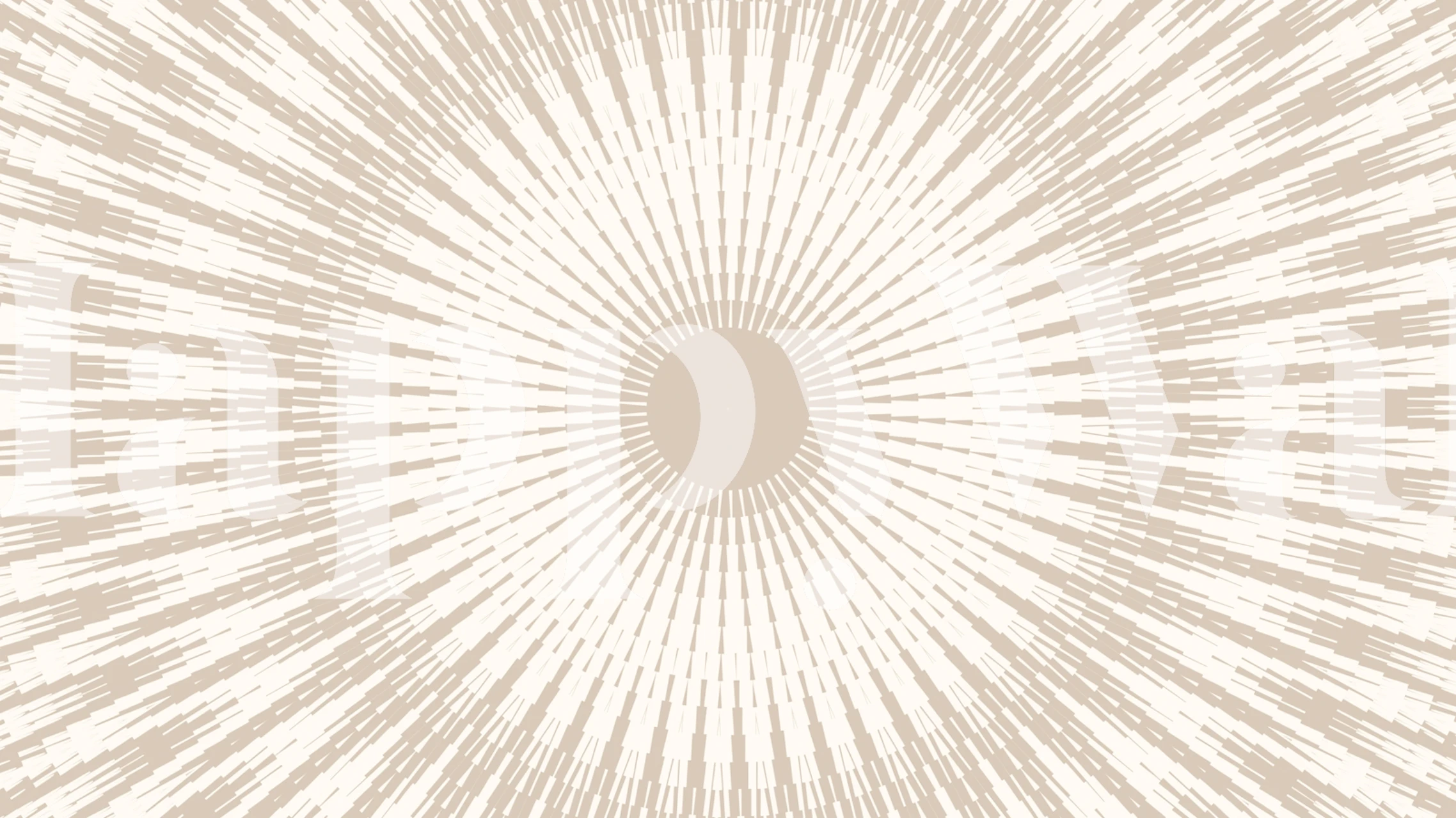 Soft Beige Sun Rays wall mural with a radial pattern design