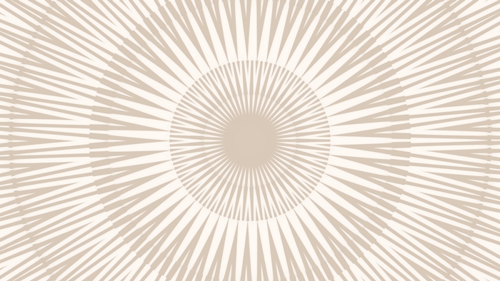 Beige Modernist Sun Rays Wallpaper