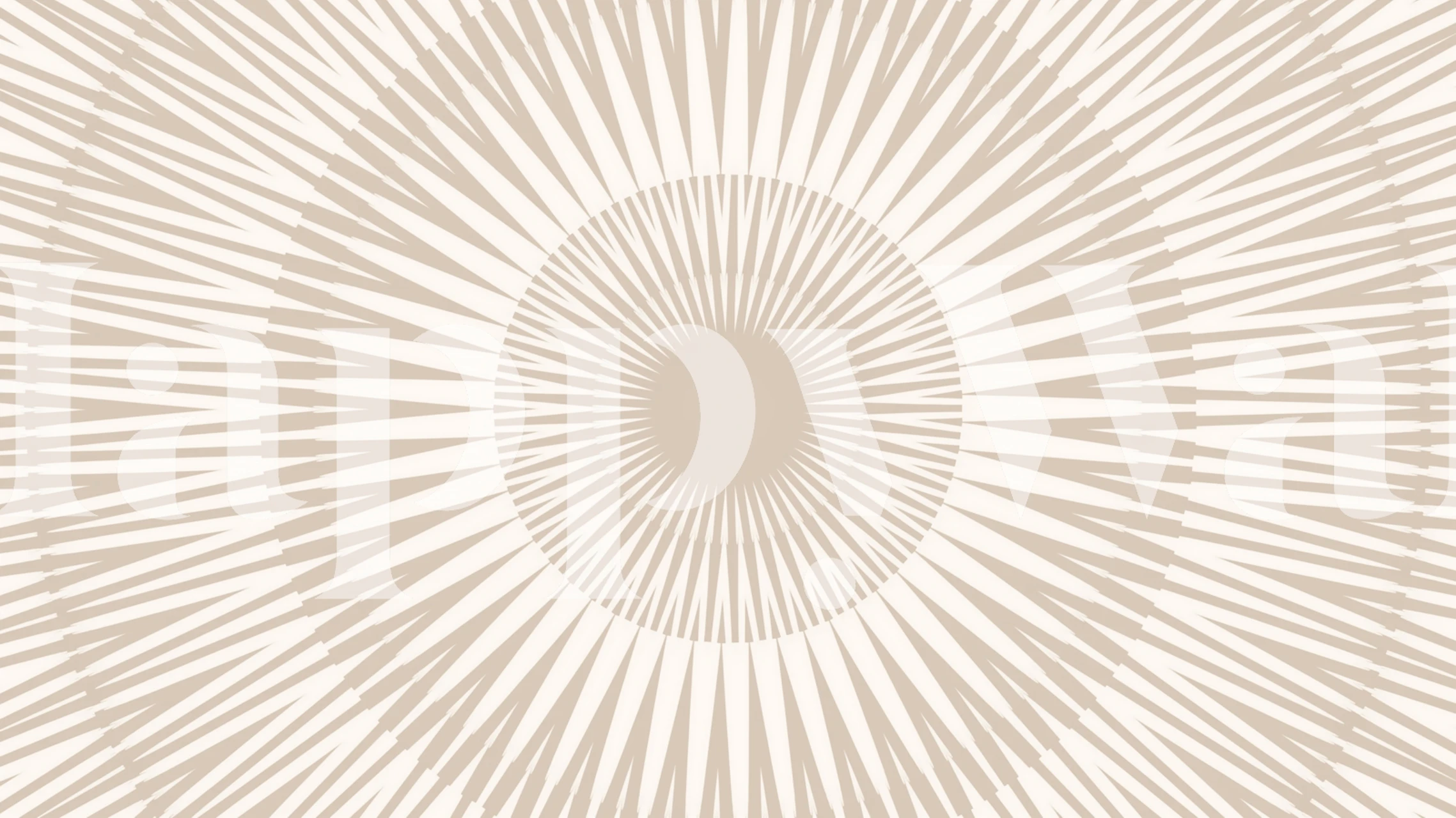 Papel tapiz Soft Beige Sun Rays Modernist en una habitación