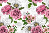 Summer bouquets 2 tapet