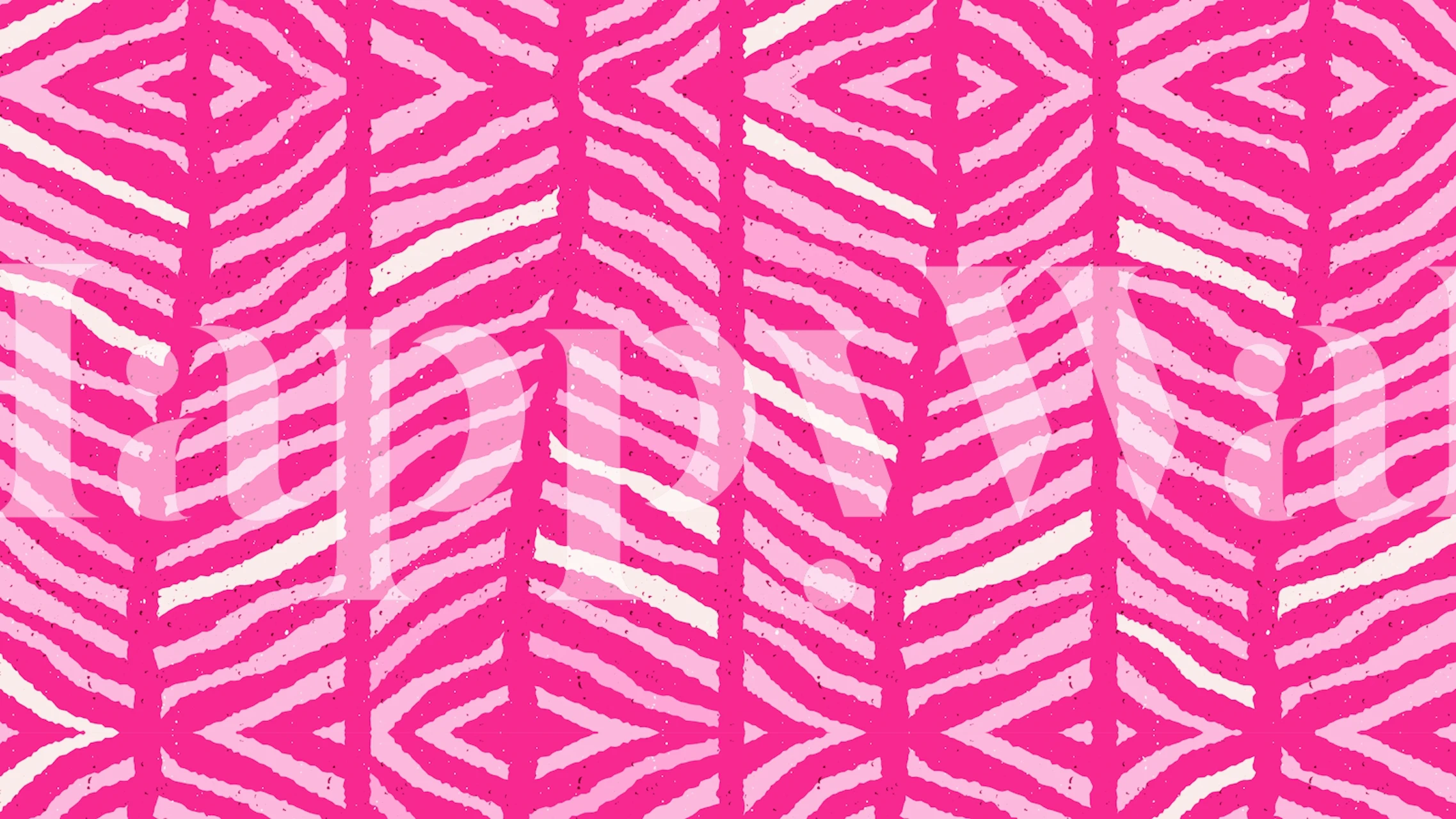 Pink summer vibes wallpaper in a room