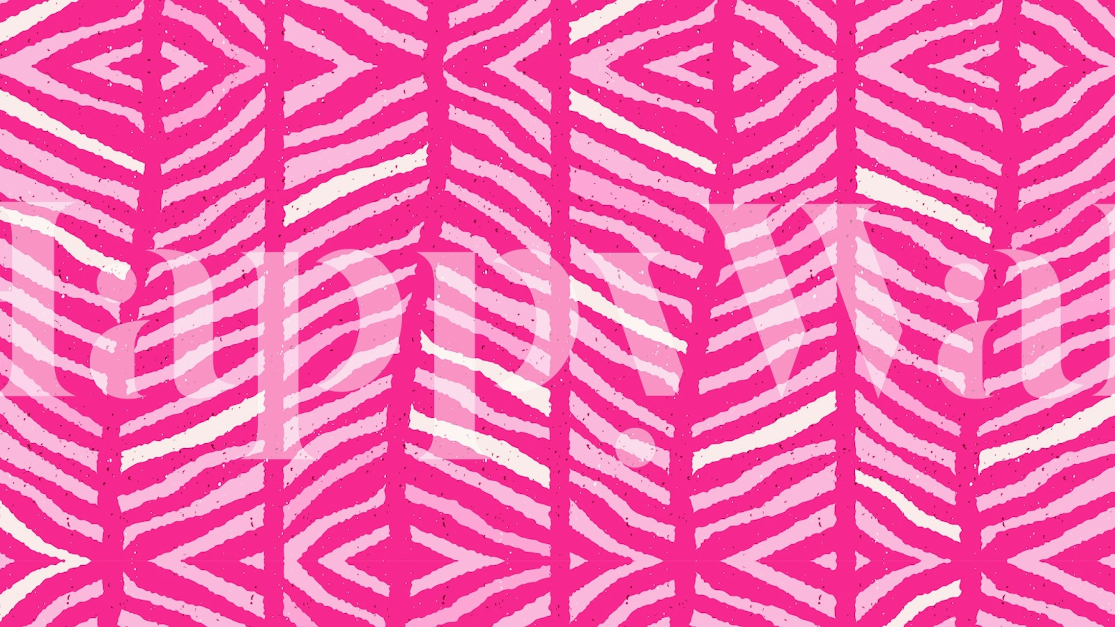 Pink Summer Vibes tapetti huoneessa