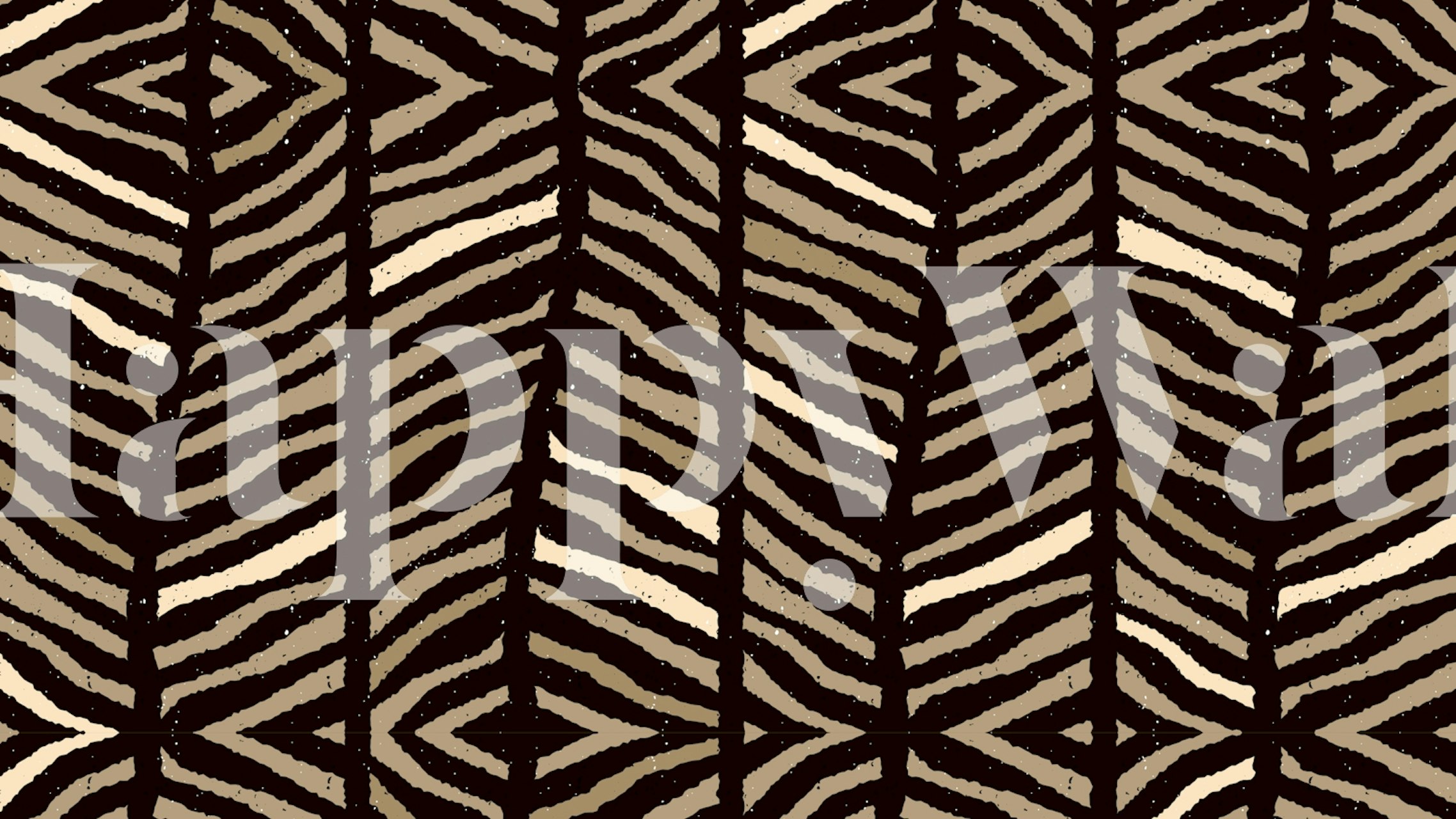 Papel de parede Elegant Tropical Summer em um quarto