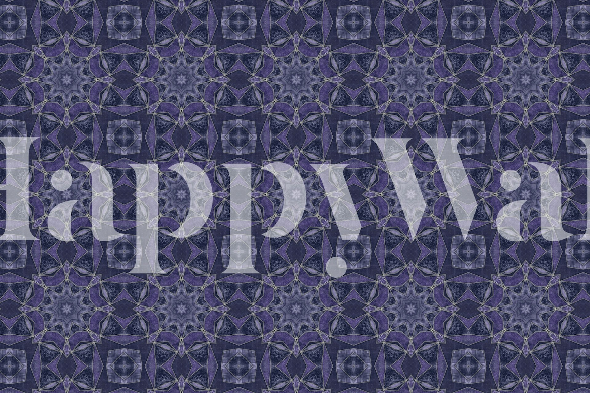 Papier peint modèle Elegant Purple Stained Glass