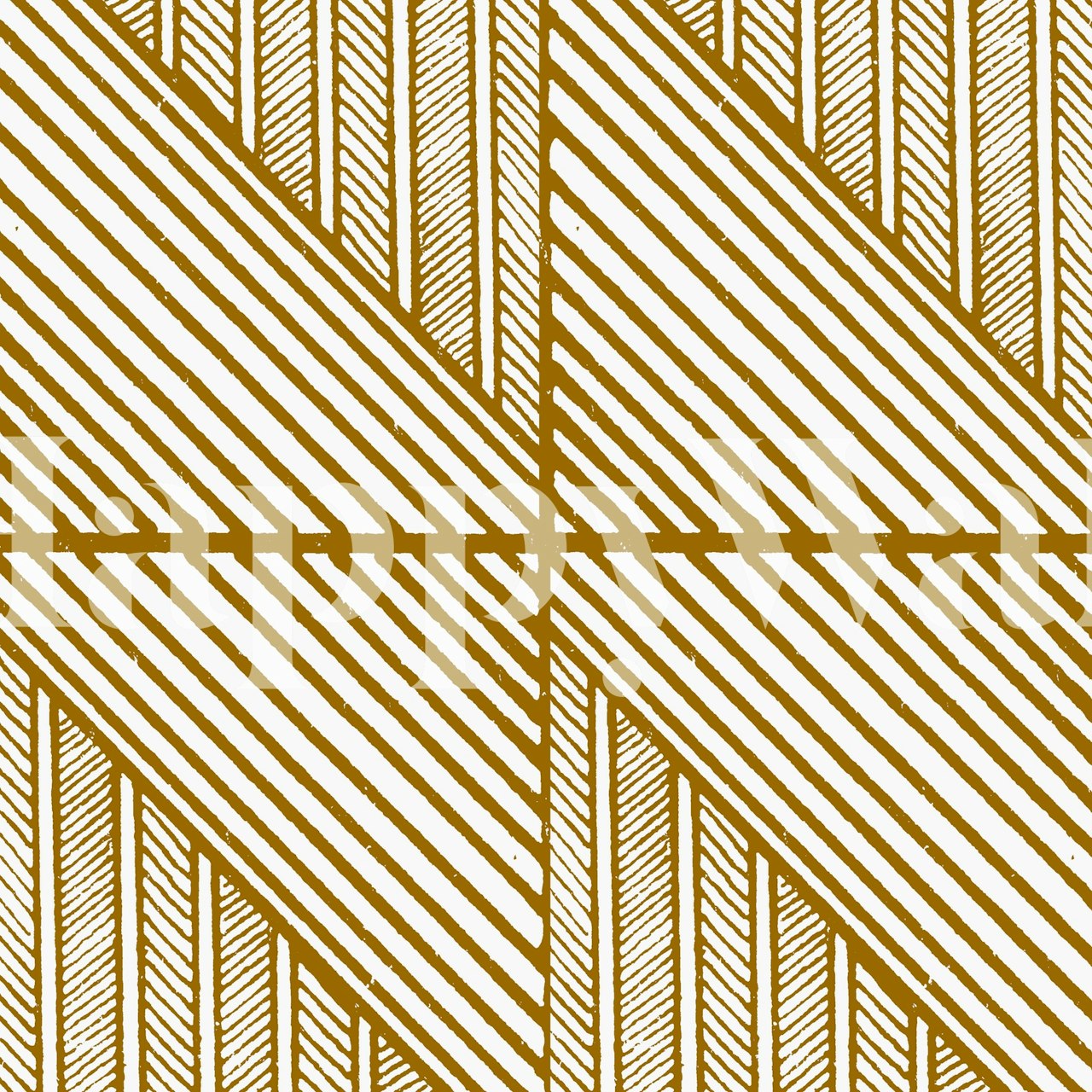 Ταπετσαρία Yellow ochre μινιμαλιστική σε ένα δωμάτιο