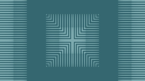 Teal Mid Century Modern