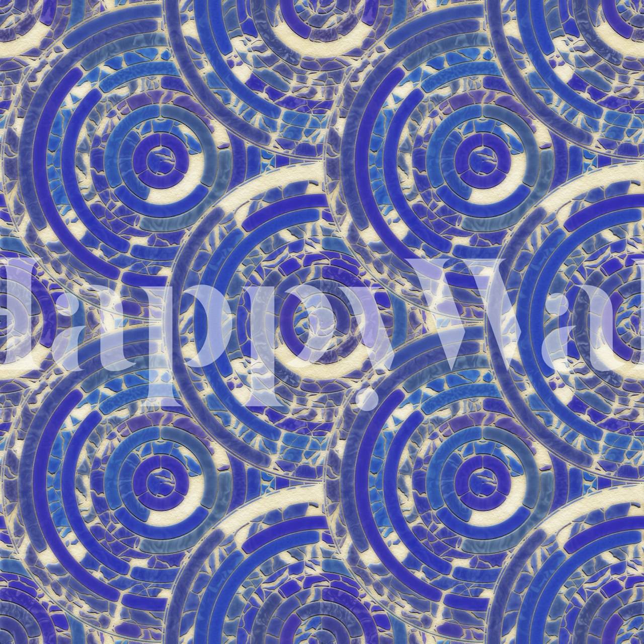 Fototapeta Blue Tile s opakujícím se vzorem