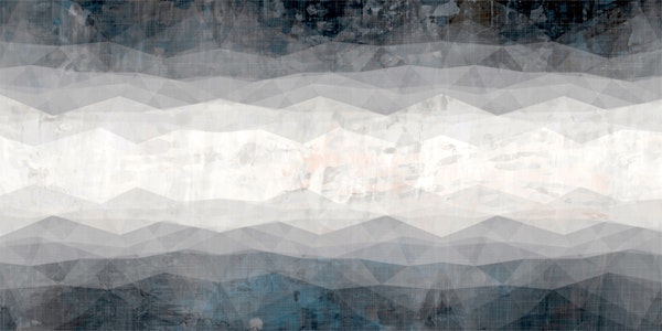 Gray Geometric Grunge Wall