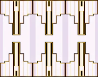 Soft Art Deco papiers peint