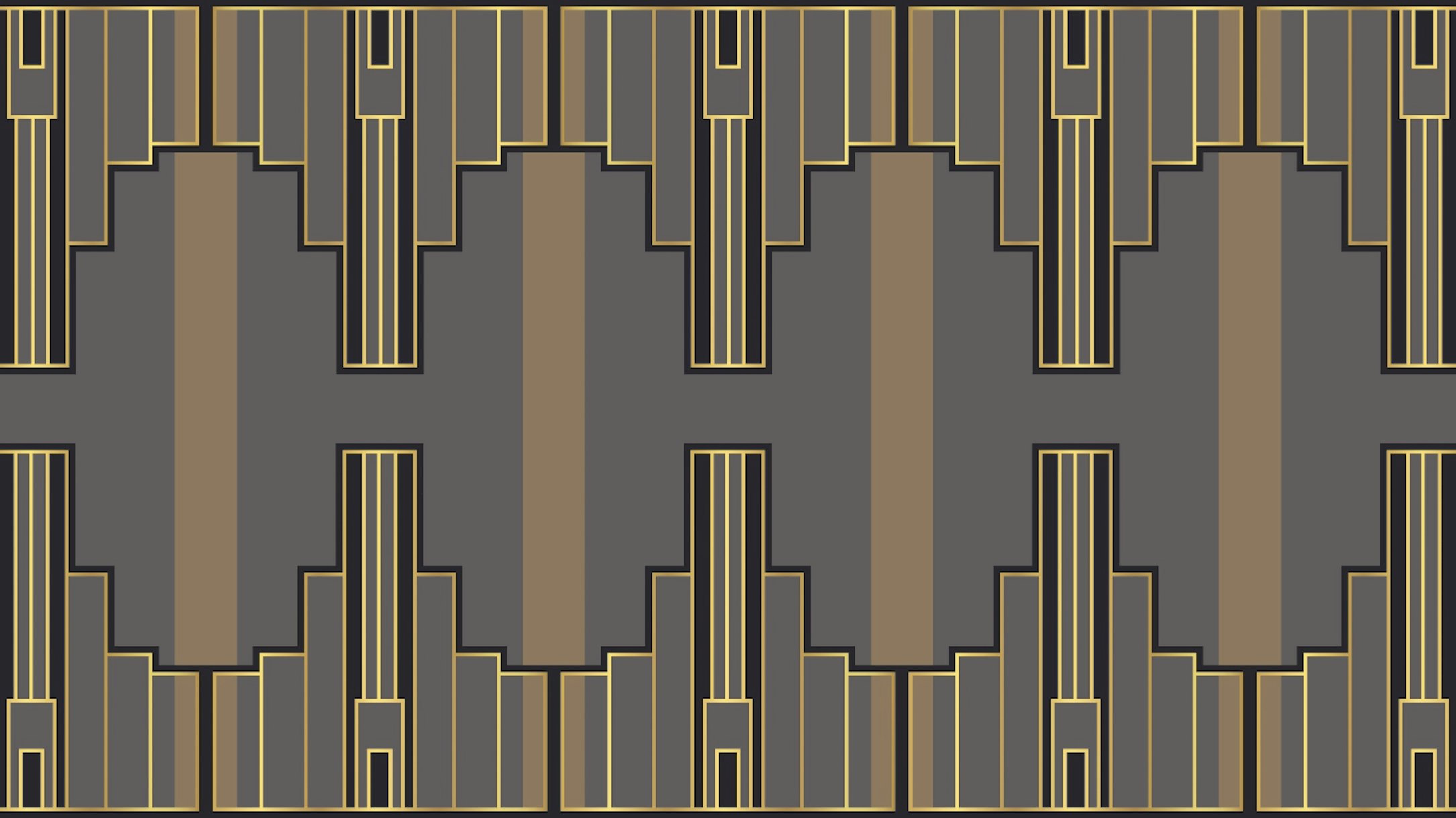 Art Deco Abstract Wallpaper | Buy Online at Happywall