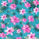 Tropical Flowers Palm 3
