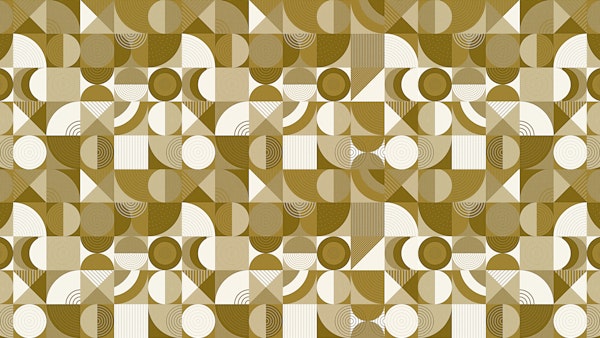 Mid Century Organic Shape Art