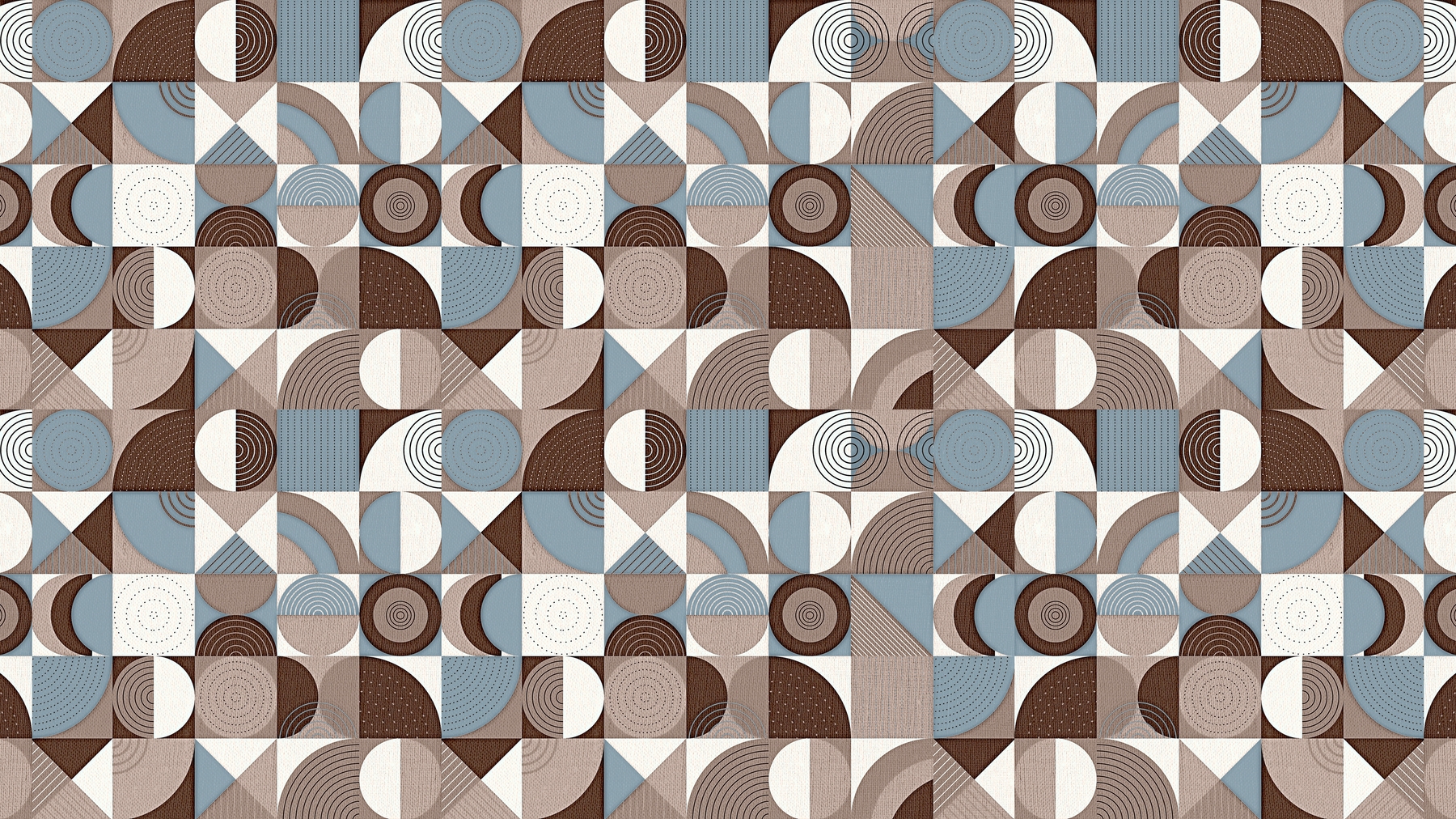Buy Mid Century Abstract Geo wallpaper - Free shipping
