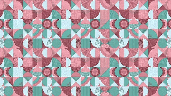 Mid Century Geometric Art