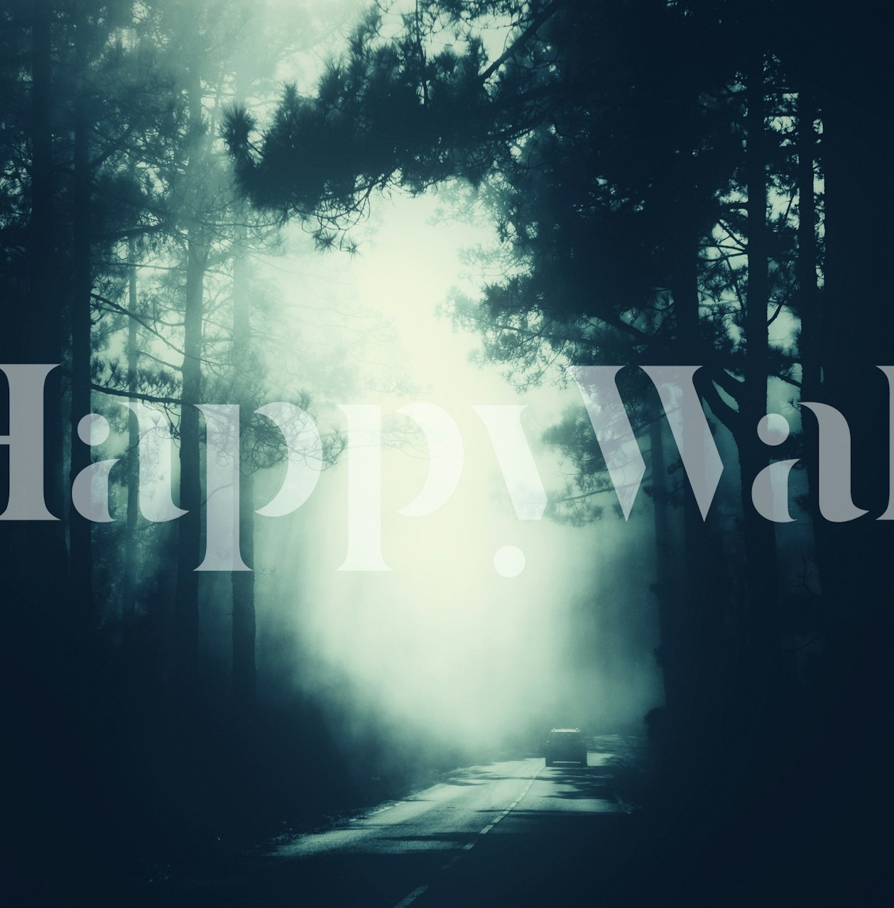 Design de papel de parede atmosférico de um Passage