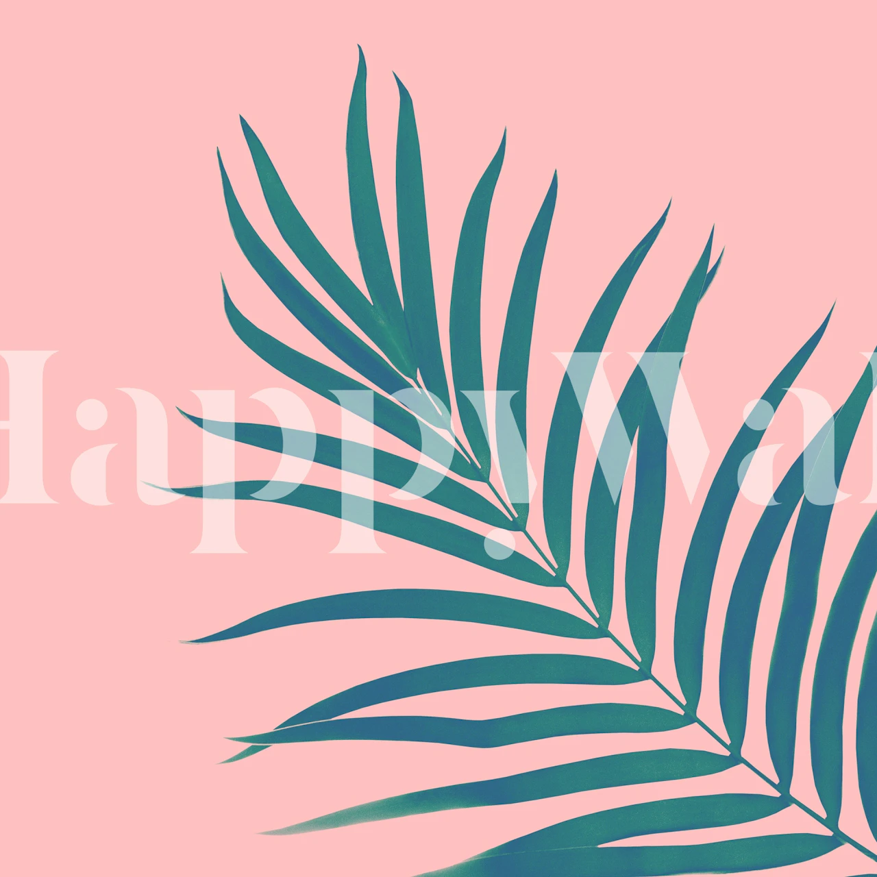 Tropical Palm Leaf 3 Tapetdesign